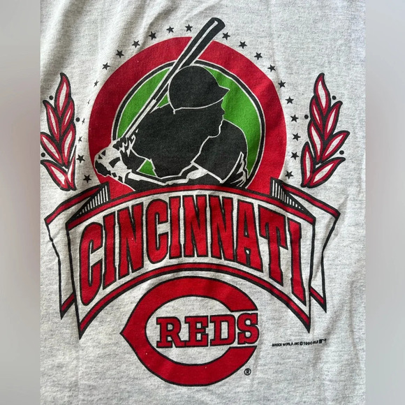 *RARE* 1990s Vintage Cincinnati Reds Shirt - Picture 2 of 4